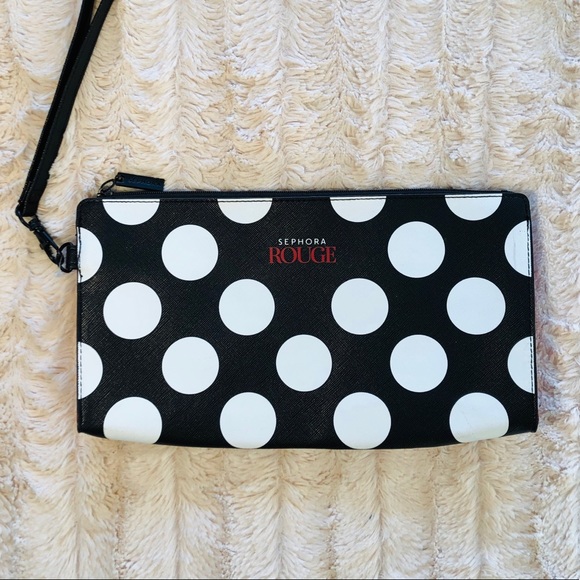 Sephora Handbags - 🆕 Sephora Polka Dot Wristlet